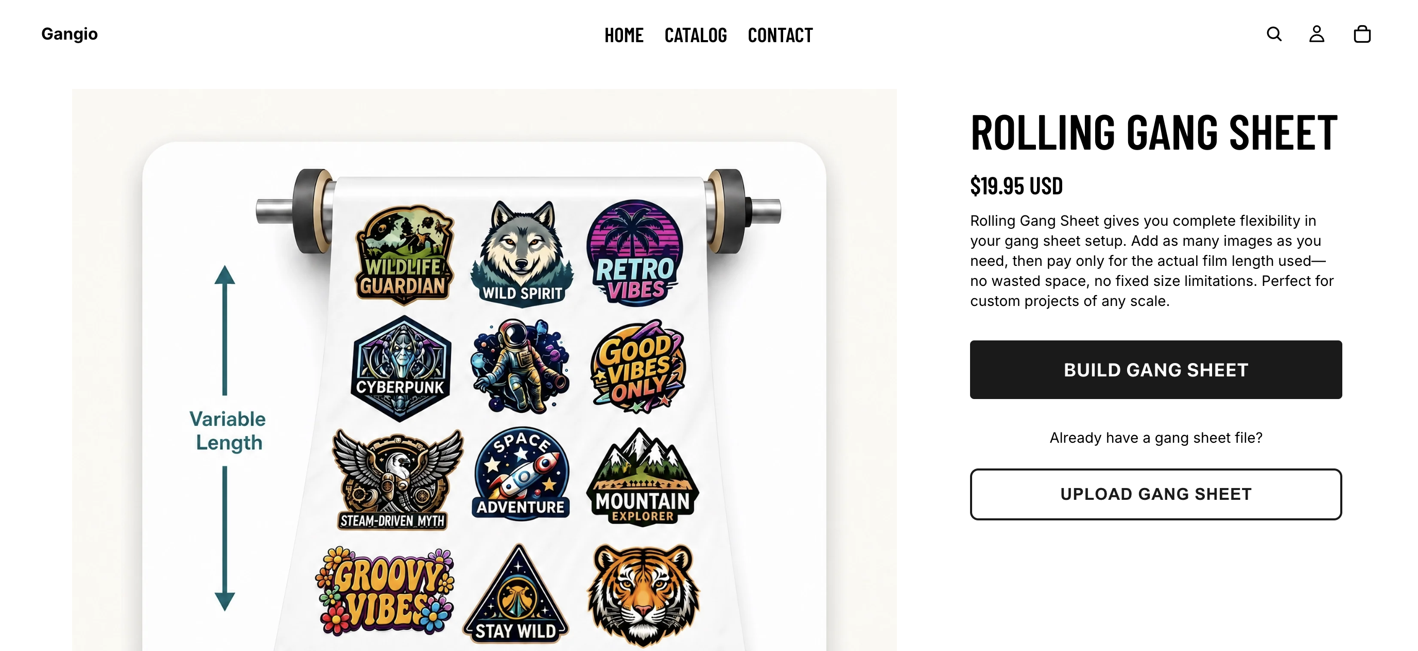 Rolling product preview