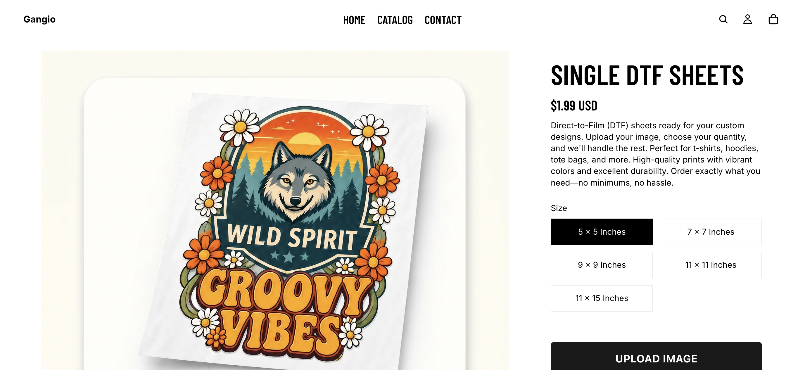 Single Sheets product preview